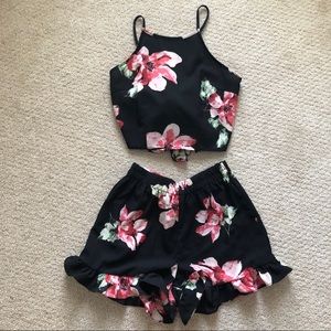 floral matching set